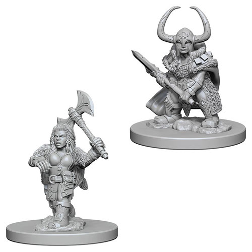 D&D Nolzur's Marvelous Unpainted Minis: W4 Female Dwarf Barbarian