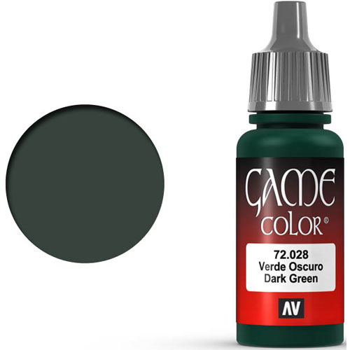 Vallejo Game Color: Dark Green (17ml)