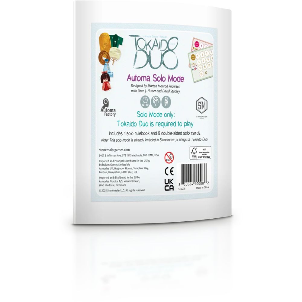 Tokaido Duo: Automa Solo Mode Pack