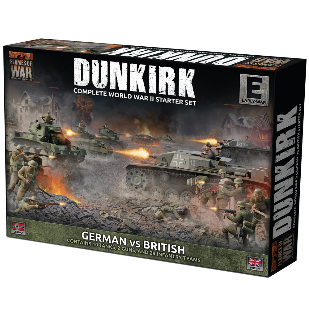 Flames of War WW2: Dunkirk - German vs British Starter Set (New Arrival)