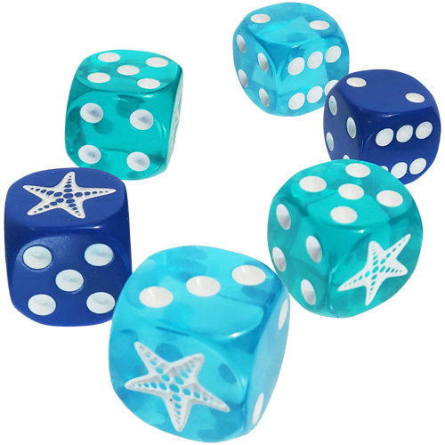 Starfish d6 Dice Set (6)