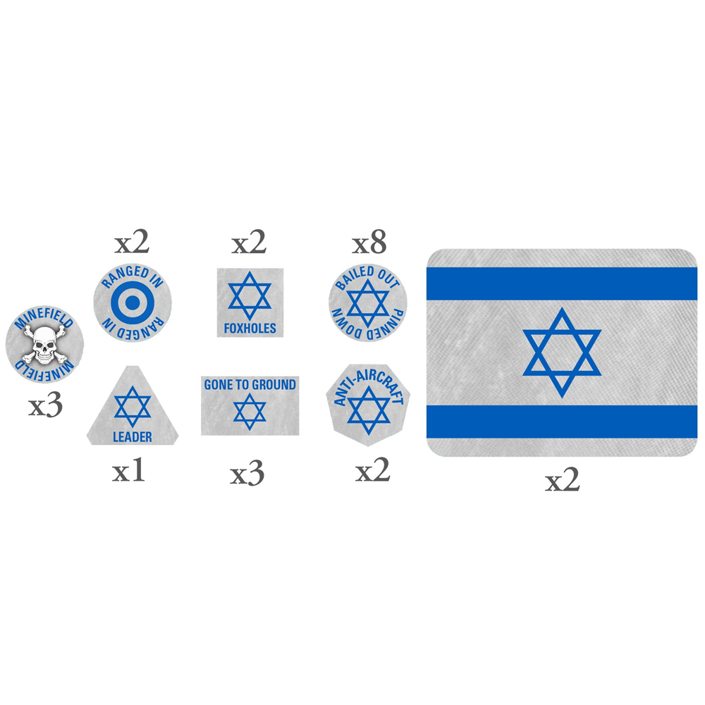 WWIII Team Yankee: Israeli - Token Set