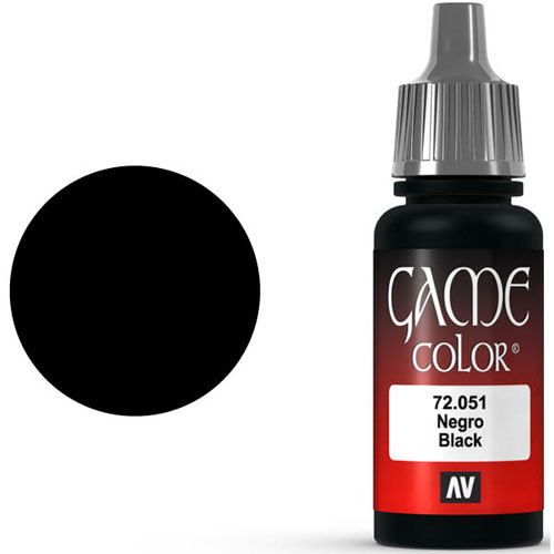 Vallejo Game Color: Black (17ml)