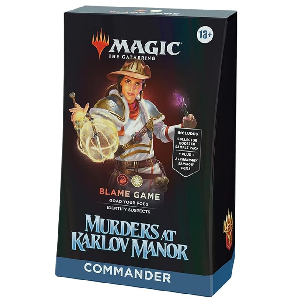 mtg murders at karlov manor commander deck blame game