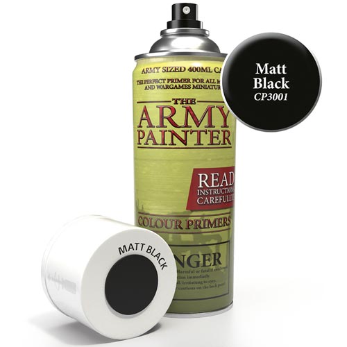 Army Painter Color Primer: Matt Black (400ml)