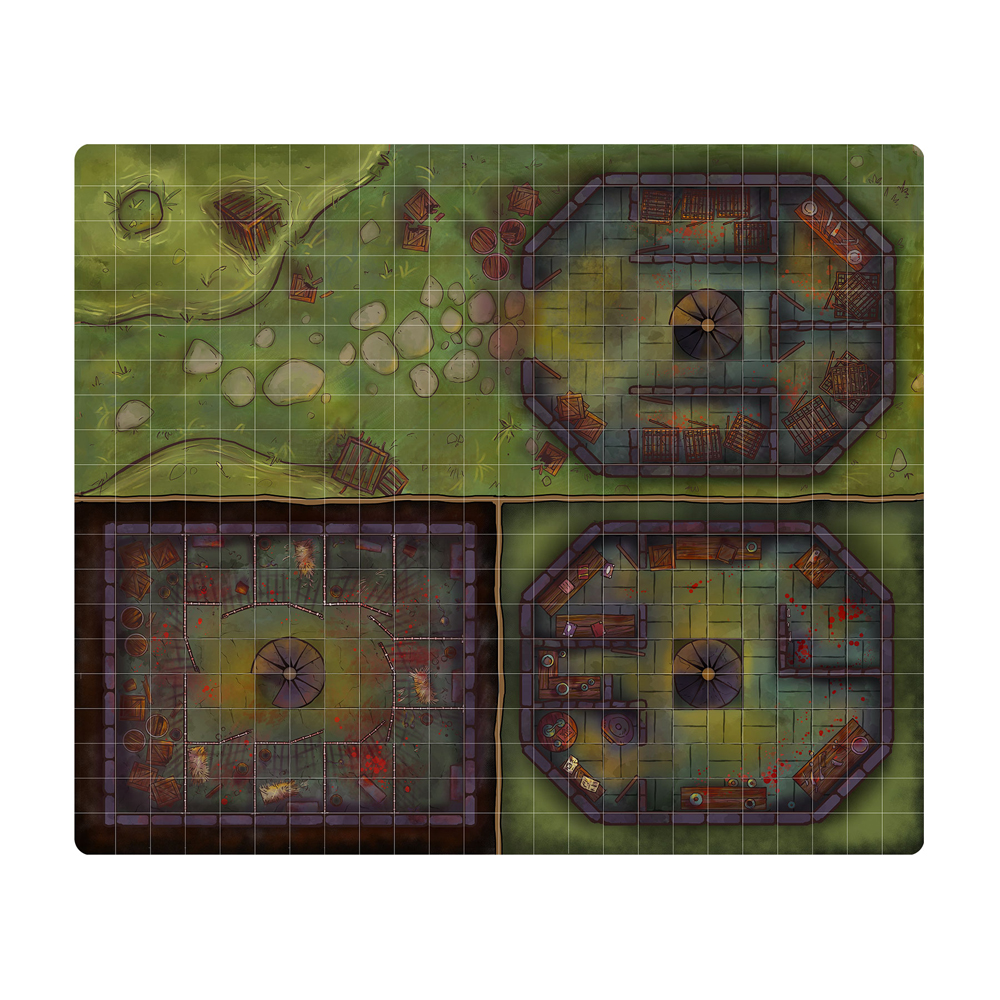 Next Level Miniatures: Neoprene Game Mat - Stitcher's Workshop