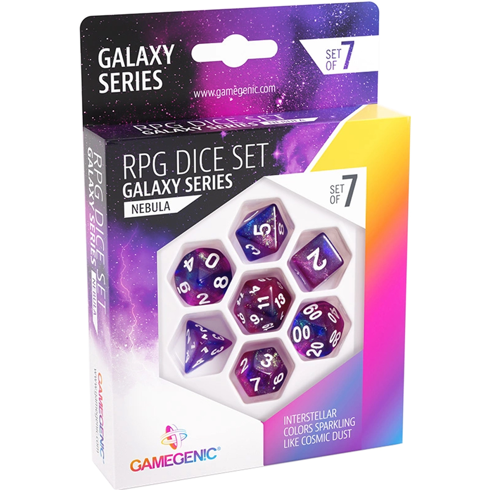 Galaxy Series Polyhedral Set: Nebula (7) (Clearance)