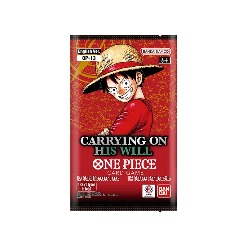 One Piece TCG: Carrying On His Will [OP-13] - Booster Pack