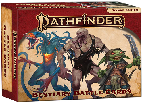 Pathfinder 2E RPG: Bestiary Battle Cards