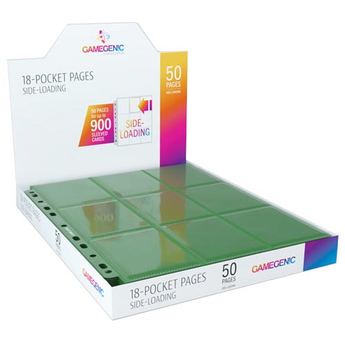 Sideloading 18-Pocket Pages: Green (50)