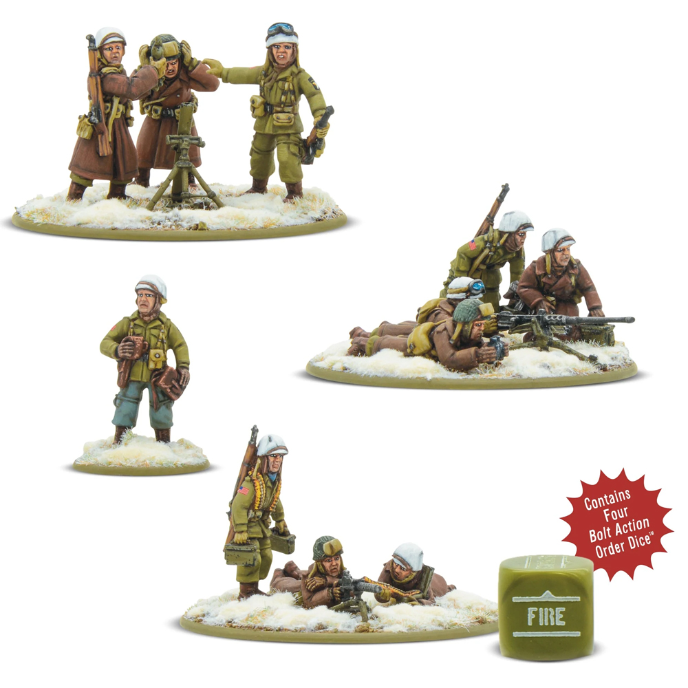 Bolt Action: US Airborne (Winter) Heavy Weapons Platoon