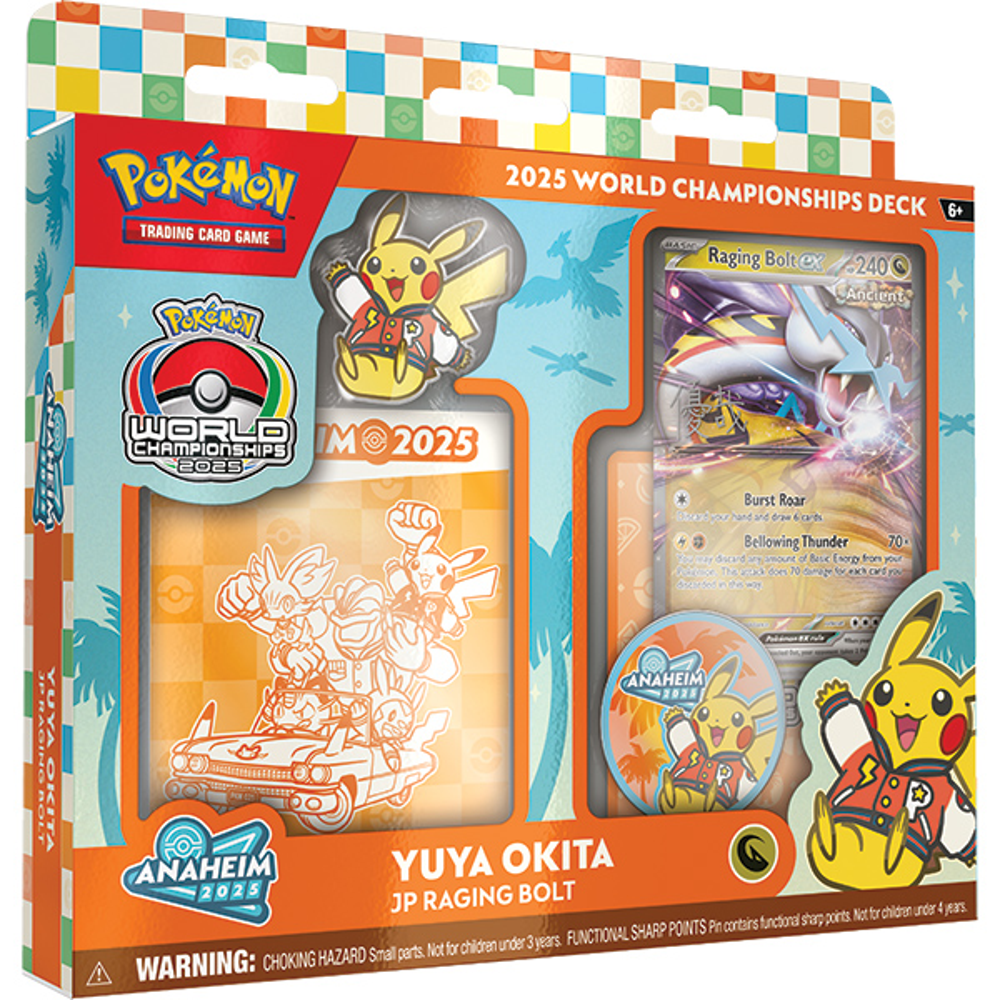 Pokemon TCG: 2025 World Championship Deck - JP Raging Bolt (Yuya Okita) (Preorder)