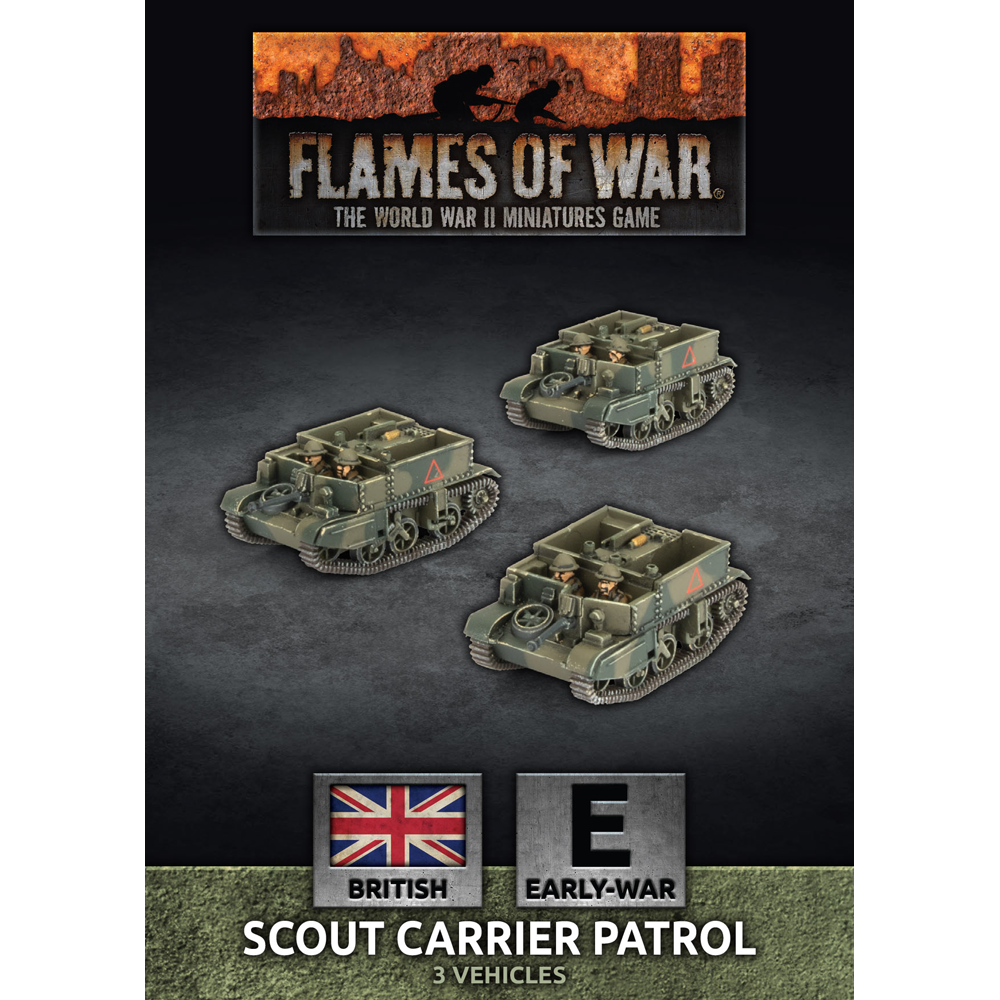 Flames of War WW2: British - Scout Carrier Platoon (Preorder)