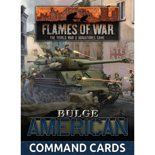 Flames of War WW2: Bulge - American Command Cards