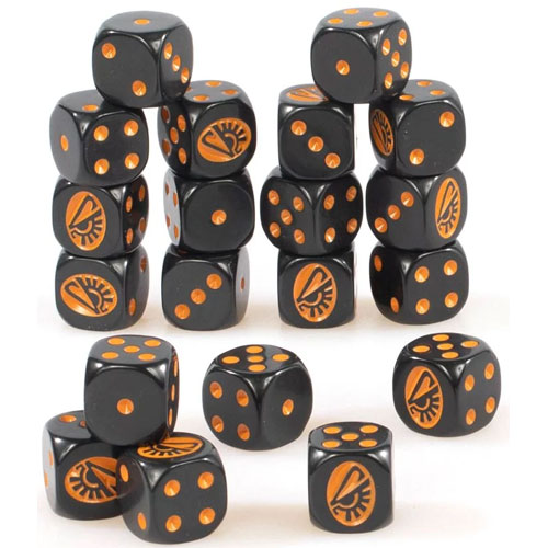 Warhammer 40K: Kill Team - Corsair Voidscarred Dice (Clearance)