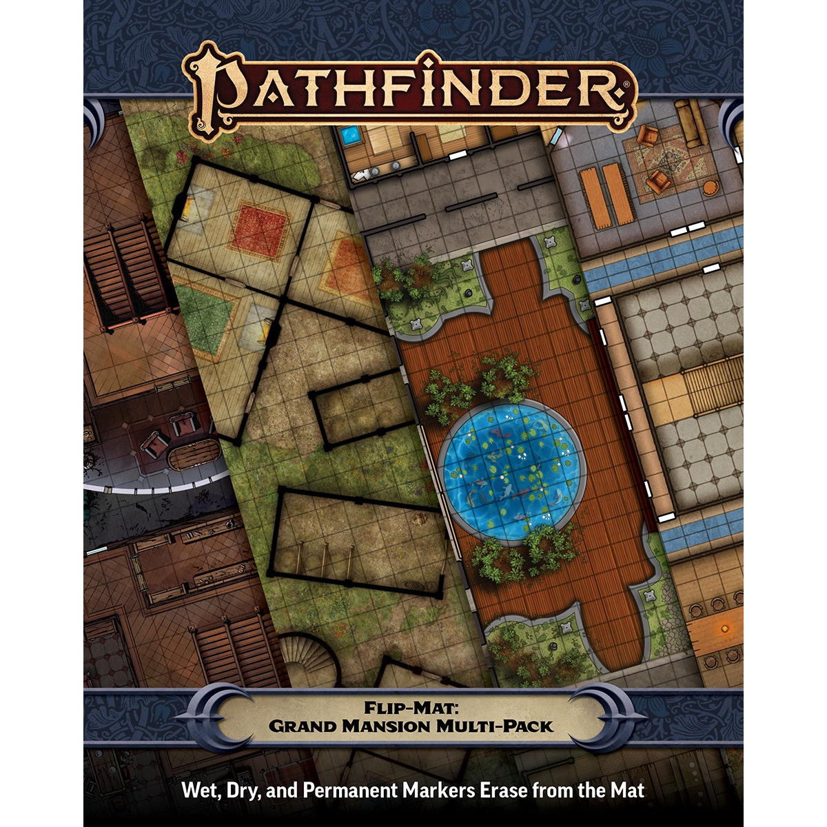 Pathfinder 2E RPG: Flip-Mat - Grand Mansion Multi-Pack (New Arrival)
