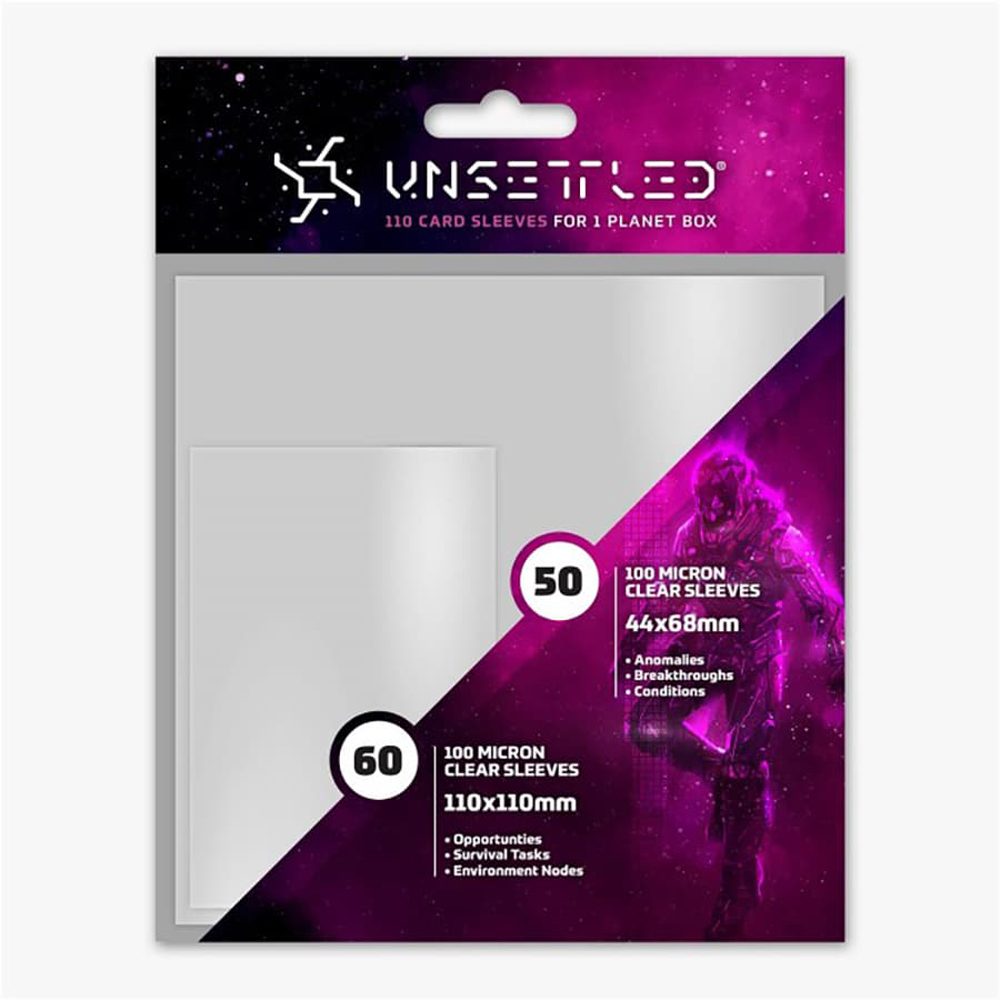 Unsettled: Sleeves (44x68mm, 110x110mm)