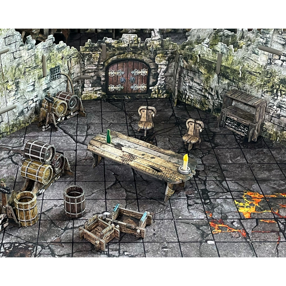 Battle Systems Terrain: Fantasy Dungeon - Wine Cellar