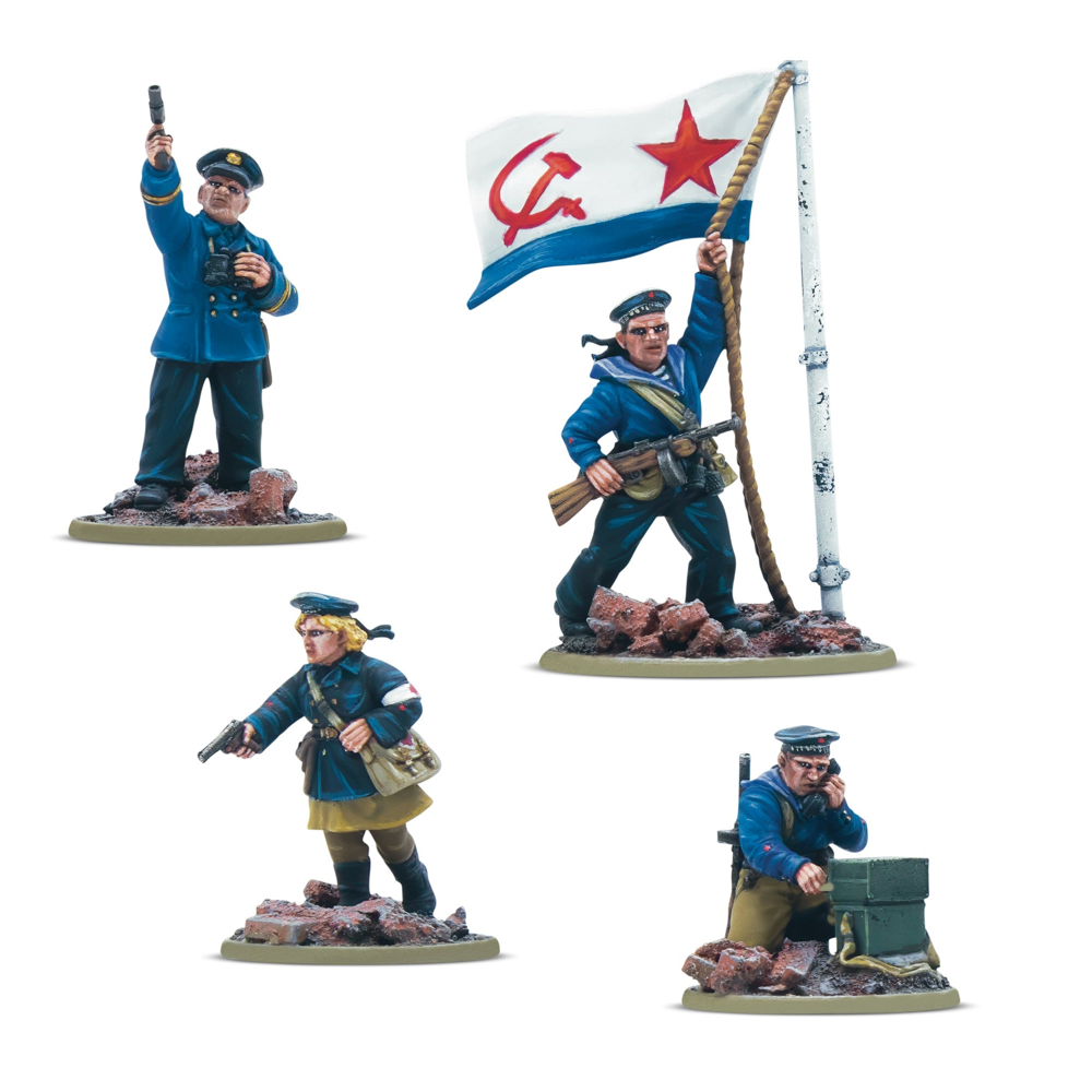 Bolt Action: Soviet Naval Brigade HQ (Preorder)