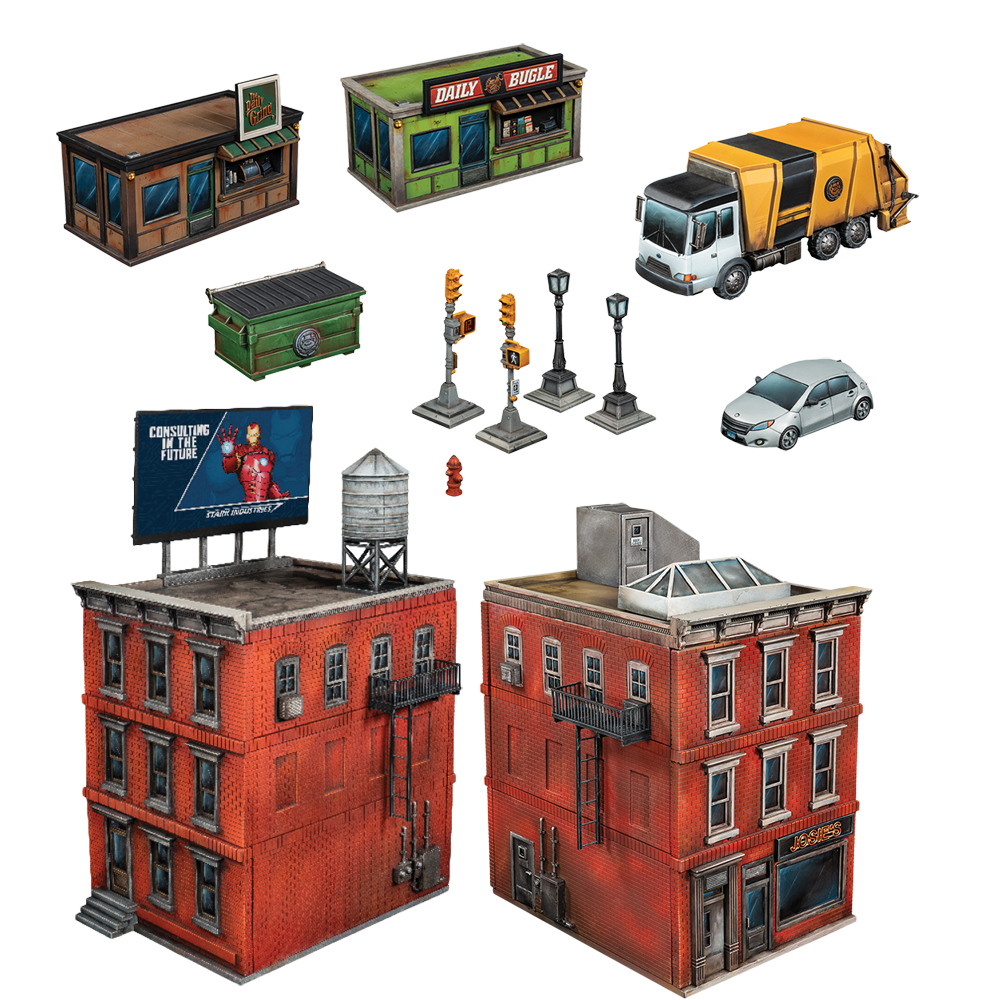 Marvel Crisis Protocol: NYC City Block Terrain Collection