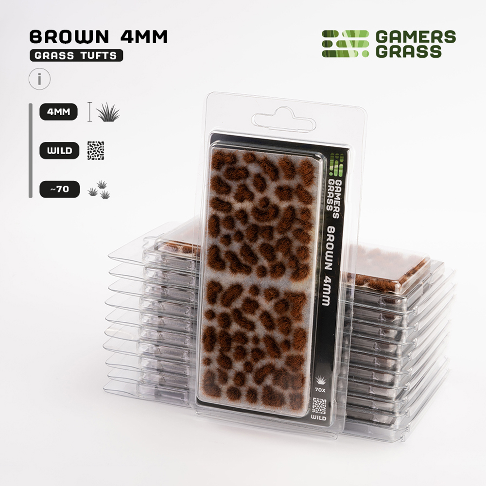 Gamers Grass Tufts: Brown - Wild 4mm