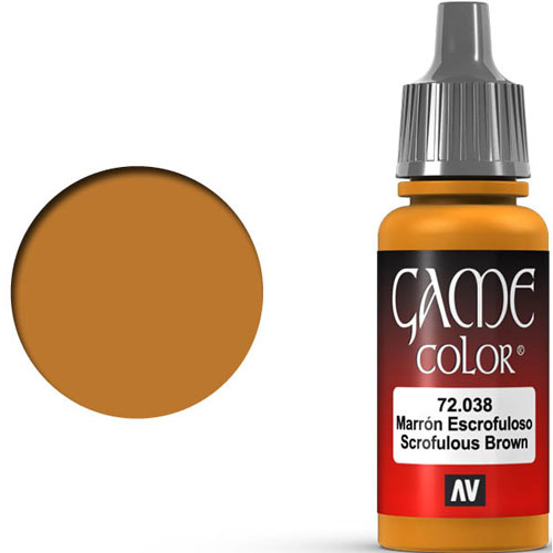 Vallejo Game Color: Scrofulous Brown (17ml)