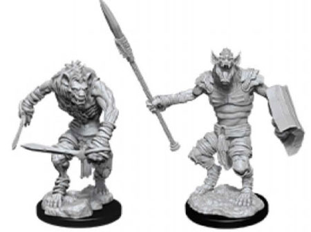 D&D Nolzur's Marvelous Unpainted Minis: W12 Gnoll & Gnoll Flesh Gnawer
