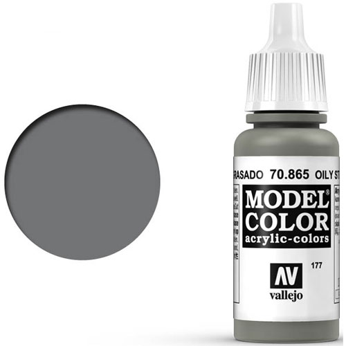 Vallejo Model Color Paint: Oily Steel