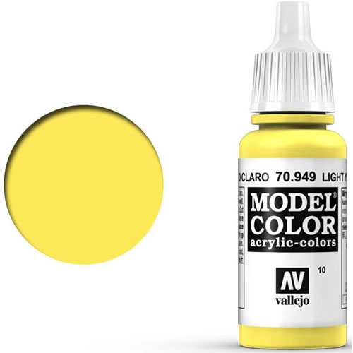 Vallejo Model Color Paint: Light Yellow