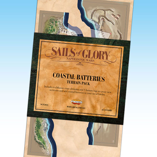 Sails of Glory: Coastal Batteries Terrain Pack