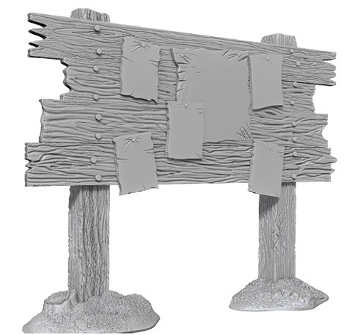 WizKids Deep Cuts Unpainted Minis: W10 Bounty Board