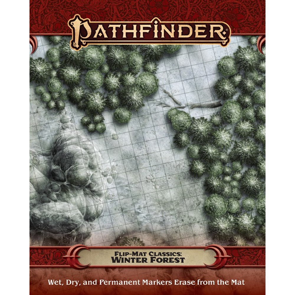 Pathfinder 2E RPG: Flip-Mat Classics - Winter Forest