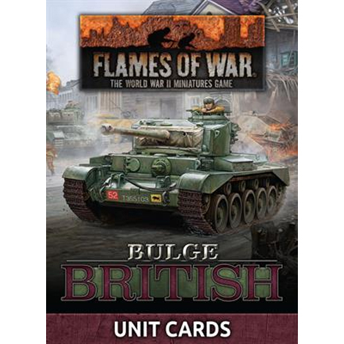 Flames of War WW2: Bulge - British Unit Cards