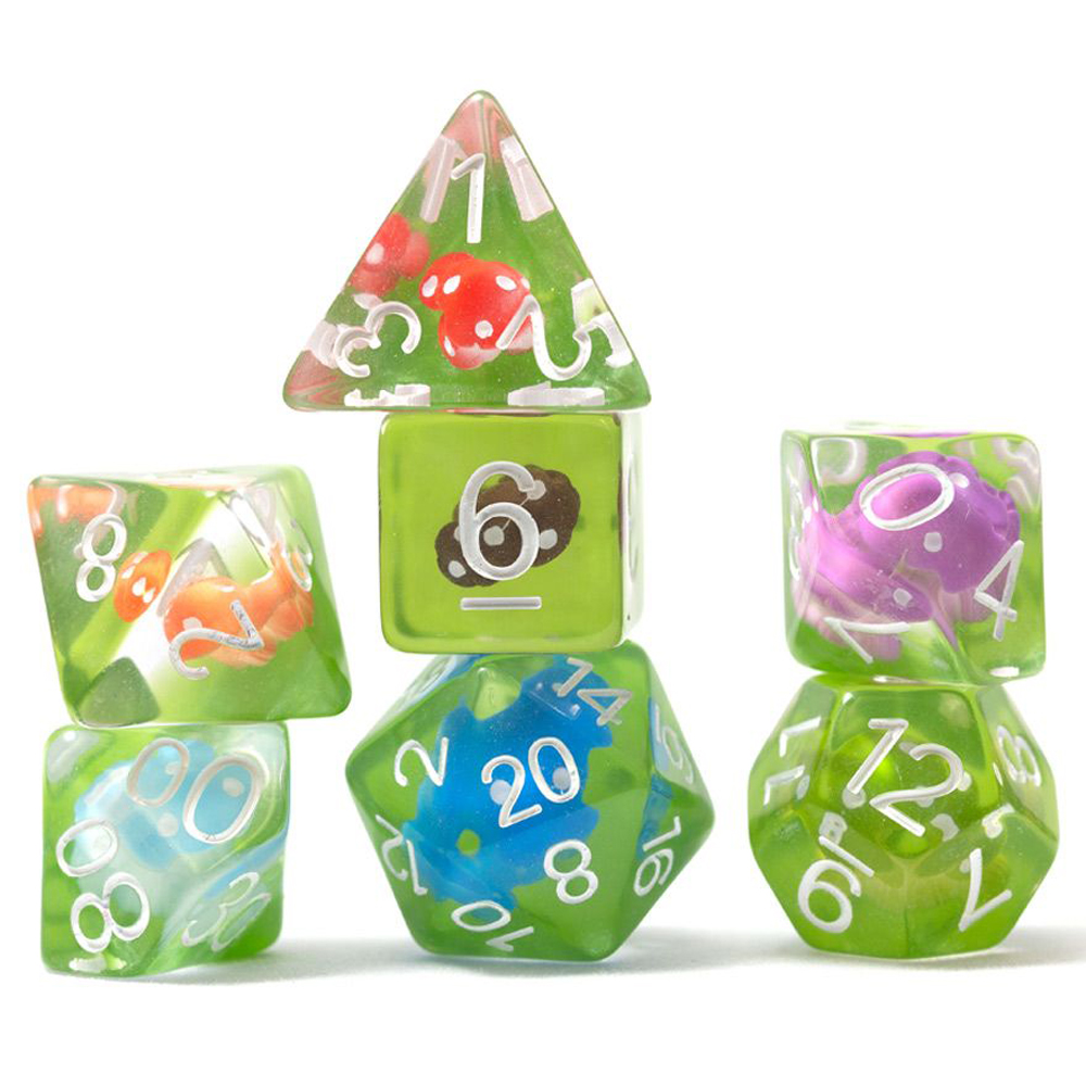 Sirius RPG Dice Set: Mushroom Village (7) (Last Chance)