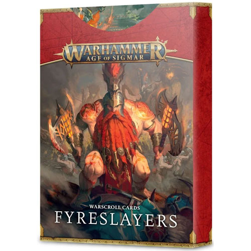 Warhammer Age of Sigmar: Warscroll Cards - Fyreslayers (3rd Edition) (Clearance)