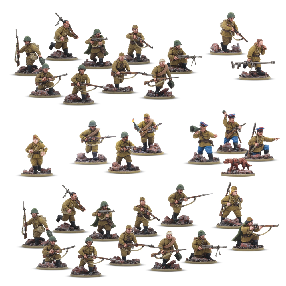 Bolt Action 3E: Soviet Army Infantry Platoon