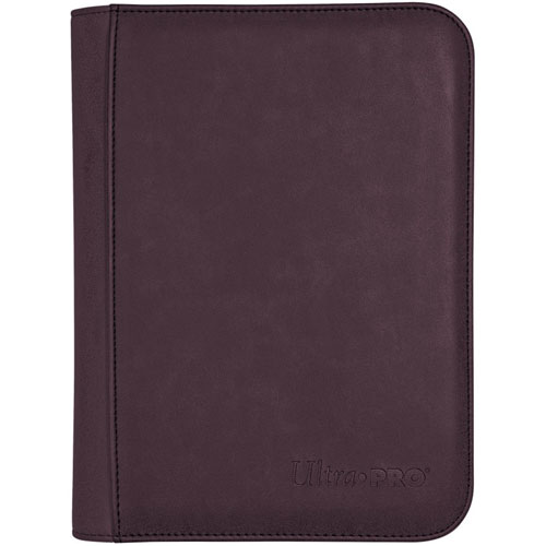 Ultra Pro 4-Pocket Zippered Pro-Binder: Suede - Amethyst