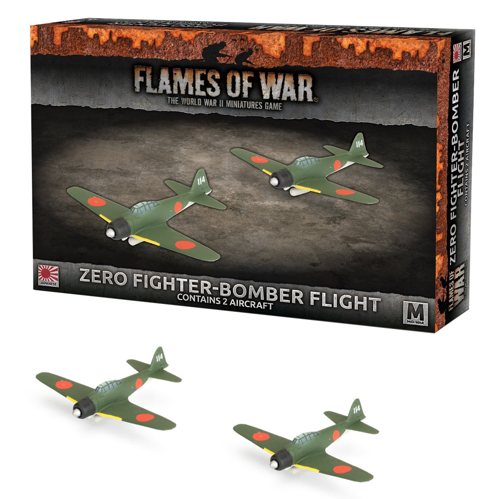 Flames of War WW2: Japanese - Zero Fighter-Bomber Flight