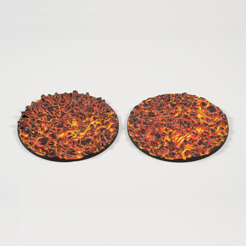 Battle Ready Toppers: Molten Lava - Round 60mm (2) (Preorder)
