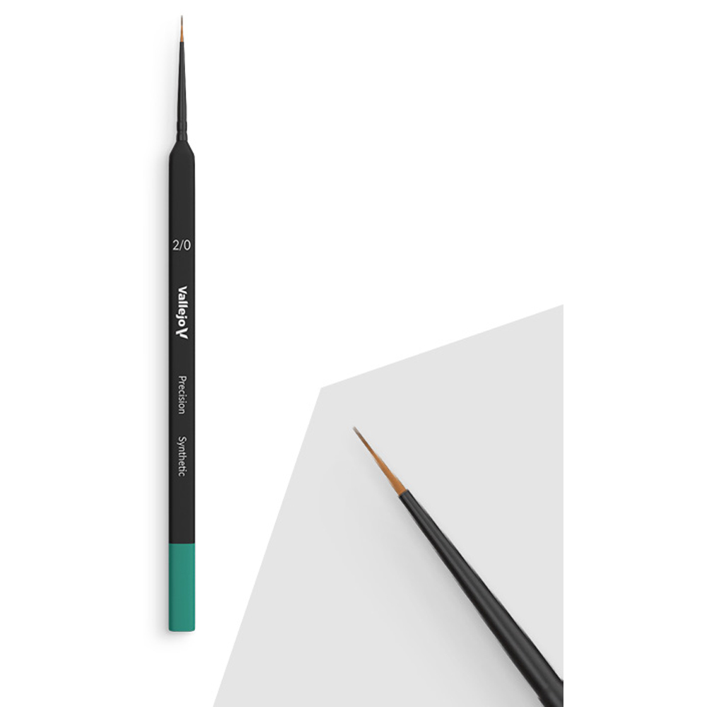 Synthetic Precision Brush: Triangular Size 2/0