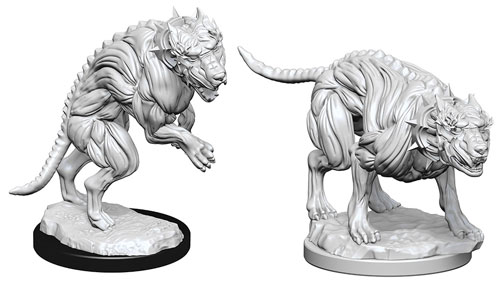 Pathfinder Battles Deep Cuts Unpainted Minis: W1 Hell Hounds