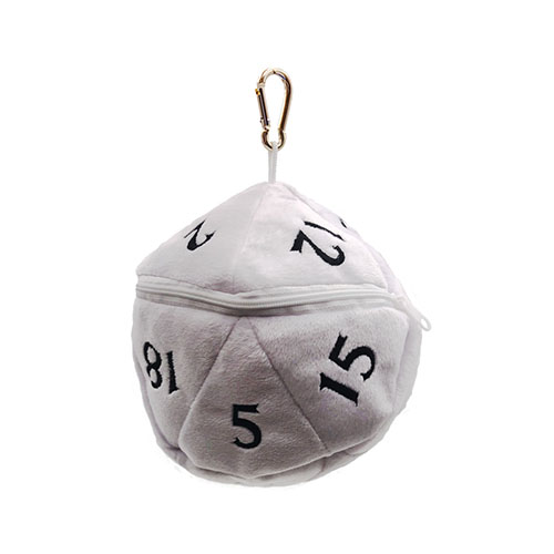 Ultra Pro Dice Bag: d20 Plush - White