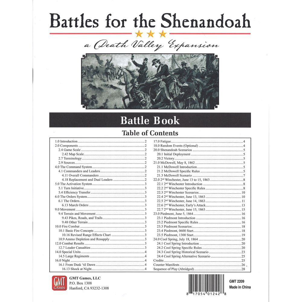 Death Valley: Battles of the Shenandoah Expansion