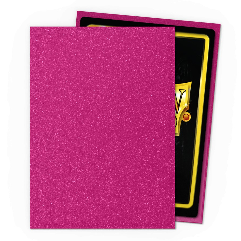 Dragon Shield Sleeves: Matte Sparkles - Pink Sapphire (100) (Preorder)