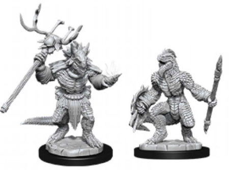 D&D Nolzur's Marvelous Unpainted Minis: W12 Lizardfolk & Lizardfolk Shaman