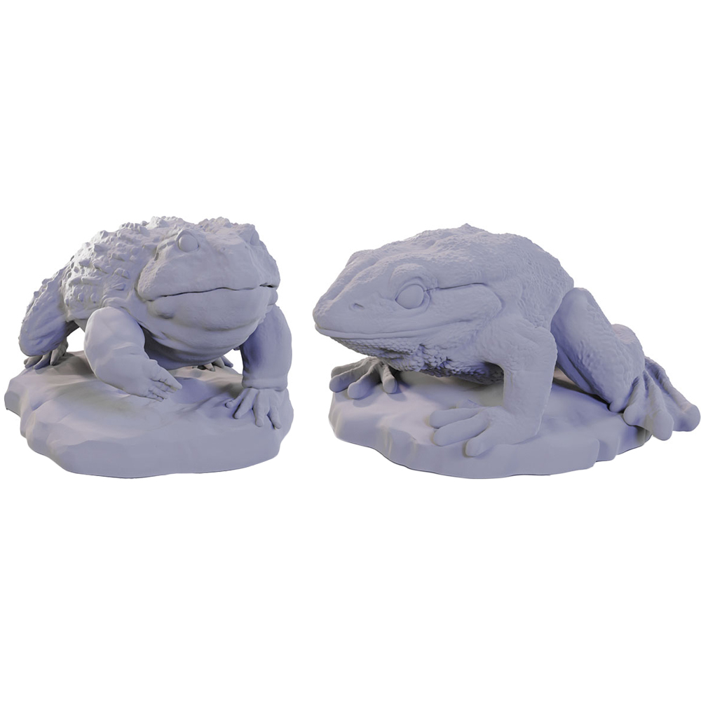 WizKids Deep Cuts Unpainted Minis: W22 Giant Frogs