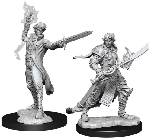 Pathfinder Battles Deep Cuts Unpainted Minis: W11 Male Elf Magus