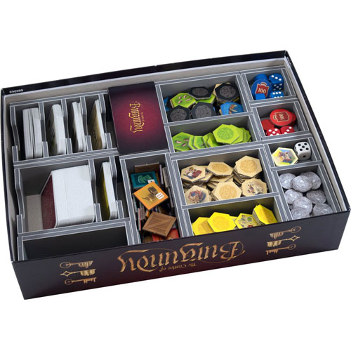 Box Insert: Castles of Burgundy (Original, Anniversary, Card, & Dice)