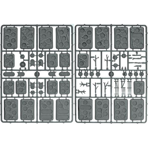 Flames of War: WW2 - Plastic Bases - Rural