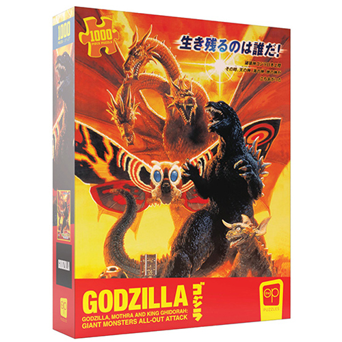 1000-Piece Puzzle: Godzilla, Mothra, & King Ghidorah